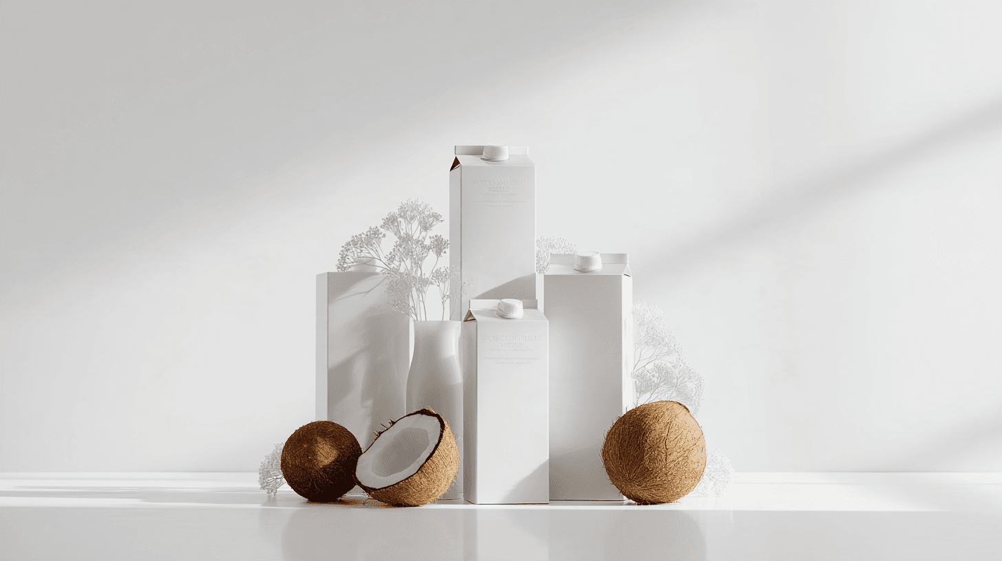 Aseptische Kokosmilch in Tetra Pak-Verpackung für US-amerikanische Eigenmarken, Gastronomiebetriebe und Lebensmittelhersteller